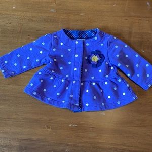 Purple baby jacket